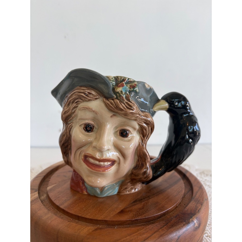 Beswick England Barnaby Rudge Character Jug 1121 Charles Dickens Raven Handle
